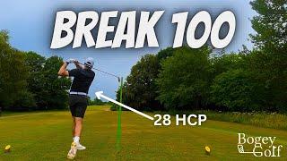 What 28 Handicap Looks Like - BREAK 100 Course Vlog