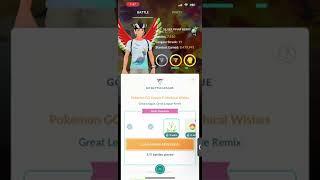 Collecting PVP Rewards after a 5 Match Set Pokemon Go Battle League GBL (No Commentary)