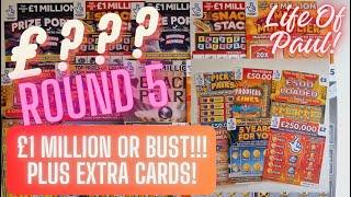 £1 Million or Bust £60 Scratch Card Challenge: Part 5