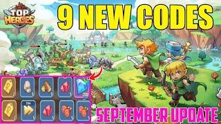 *NEW* TOP HEROES KINGDOM SAGA GIFT CODES SEPTEMBER 2024  TOP HEROES GAMEPLAY  TOP HEROES CODES