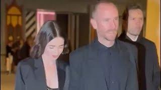 Lily Collins And Her Husband Charlie McDowell Leave The Emily In Paris Party At La Samaritaine