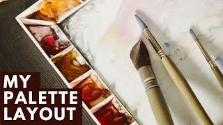 My Watercolor Palette Set Up - Explanation - Matthew White