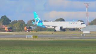 [4K] MEDICAL EMERGENCY | Air Transat A321NEO Diverts to Dublin Airport