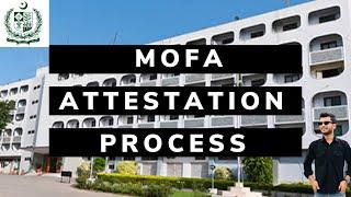 Mofa Attestation Process Karachi 2024 | Recent Update 2024