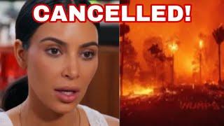 Kim Kardashian RETURNS and gets CANCELLED for Los Angeles Fires Backlash!