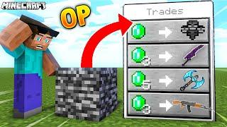 Minecraft But Blocks Trade EPIC ITEMS!