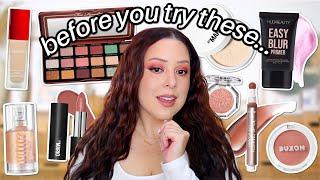 I tried all the NEW + VIRAL makeup launches for FALL 