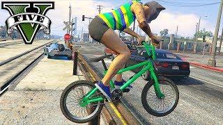 GTA 5 Epic BMX STUNTS #7 (GTA 5 STUNTS MONTAGE)