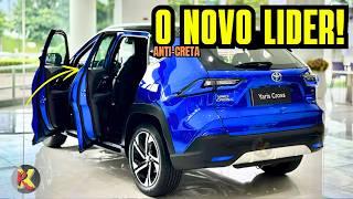 ANTI-CRETA: NOVO TOYOTA YARIS CROSS 2025 AGORA NO BRASIL