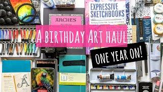 What Did I Use?! A Big Art Haul Reviewed 1 Year Later: QoR & Rosa Gallery Watercolours, Books etc.