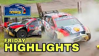 BIG CRASH | FRIDAY HIGHLIGHTS WRC CENTRAL EUROPEAN RALLY 2024