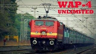 50 in 1 !! Back to Back WAP-4 Powered Trains