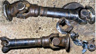 Excavator Broken Axel Shaft Repaired By Very Talented Guy| How To Repair Broken Axel Shaft