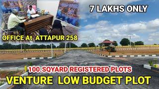 Low budget plot for sale in Jp Dargha Hyderabad  100sqyard Registrated plot New venture