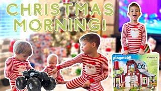 The Roshek Christmas Special! Kids open FARM & SUPERHERO TOYS! PLAYMOBIL/COWS/FARM/BATMAN/SPIDERMAN