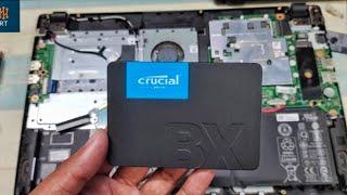 Crucial SSD BX500 installation on any laptop | Simple process Step by step| How to install SSD