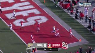 Jack Sawyer with the SCOOP-AND-SCORE TD vs. Purdue | Ohio State Football