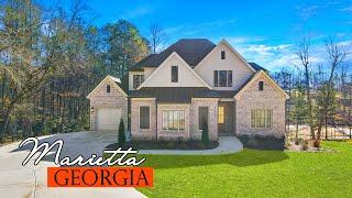 Available Now! NEW 5-Bedroom, 4-Bath Home with DAYLIGHT Basement on 2 ACRES in Marietta, NW ATLANTA