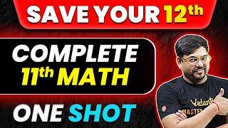 JEE 2025: Complete Class 11th Maths 𝐎𝐍𝐄 𝐒𝐇𝐎𝐓 Required for Class 12th | Harsh Sir