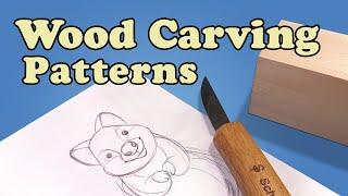 FREE Wood Carving Templates for Beginners