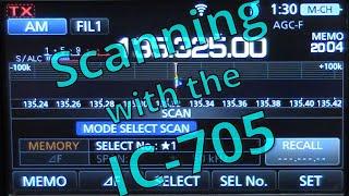 IC705 A2Z #15 - Scanning functions