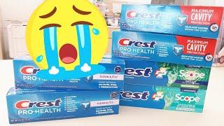 Buying toothpaste 