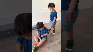 Easy-on baby shoes they can put on themselves   #Stonz #kidsshoes #babyshoes