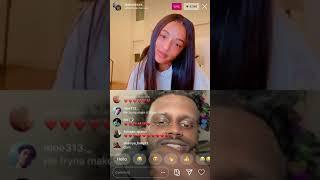 Charc And Diamond Nicole Breakup And Fight On Live  - Ig Live Part 8