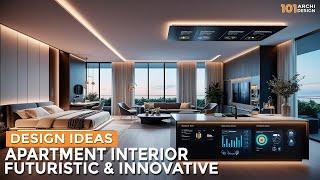 Hi-Tech Futuristic Luxury Apartment Interior Design Ideas