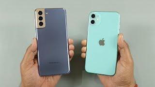 Samsung Galaxy S21 Plus vs iPhone 11 Speed Test & Camera Test