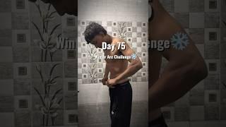 Winter Arc Challenge️| Day 75 | #shorts #gym #gymlife #bodybuilding #fitness