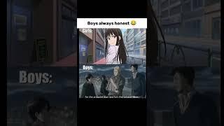 Boys always honest  #aot #eren #reiner #anime #fyp