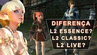 Qual a diferença entre Lineage 2 Live, Lineage 2 Classic e Lineage 2 Essence? PvP? PvE?