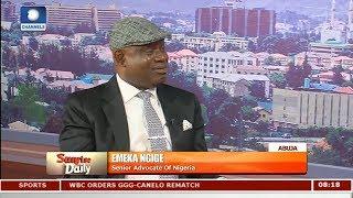 Judicial Corruption Is The Greatest Problem In Nigeria - Emeka Ngige Pt 1 | Sunrise Daily |