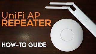 Ubiquiti UniFi AP - How To Setup As A REPEATER