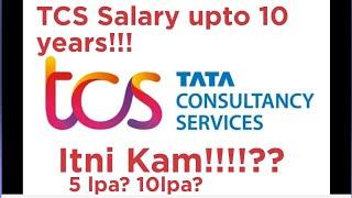 Complete TCS Salary for 10 years | How much salary hike for promotions| Is it too less for Survival?