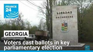 Georgians head to polls to vote in key parliamentary election • FRANCE 24 English