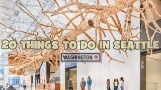 20 Things To Do In SEATTLE Washington !!! ▪ 2024 ▪ 