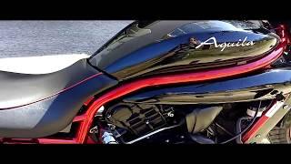 Hyosung Aquila GV650  Stock Exhaust vs Turna´s Exhaust