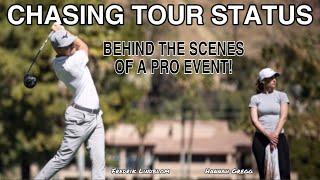 CHASING TOUR STATUS - Behind the Scenes of a PRO GOLF Tournament!!