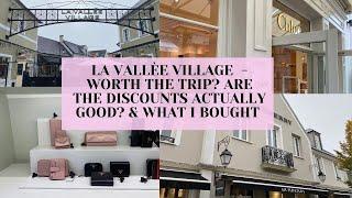 LA VALLÈE VILLAGE DESIGNER OUTLET SHOPPING / PARIS OUTLET SHOPPING - WORTH A VISIT??