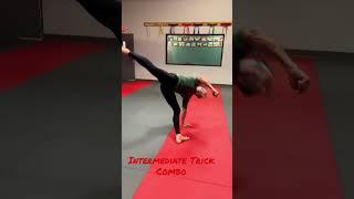 Intermediate Trick Combo #tricking #martialarttricking #tkd #taekwondo #karate #kungfu #martialarts