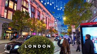 Christmas in Mayfair London | Oxford Street & Bond Street | London Walking Tour