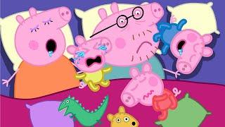 Daddy Pig Can't Sleep | Peppa Pig Funny Animation