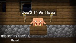 NEVER Wear the Death Piglin Head! Minecraft Creepypasta (Bedrock) - Uncut