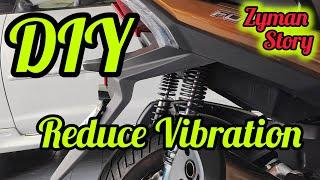 Qjmotor Fortress 350 - DIY Reduce Vibration at Rear Mudguard. #qjmotor #automobile