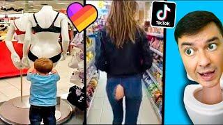 СМОТРИ ЖЕСТЬ в ТИКТОКЕ и ЛАЙКЕ ! НЕ ЗАСМЕЙСЯ и НЕ СКАЖИ ВАУ ЧЕЛЛЕНДЖ Funny Videos Влад и Лера