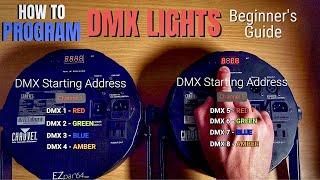 How to PROGRAM DMX Lighting - Beginners Guide