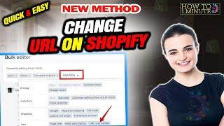 How to change url on shopify 2025 (Quick & Easy)