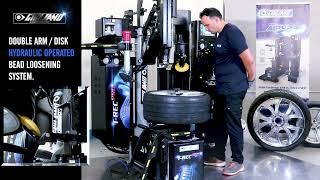 T-REC Tire Changer Demonstration | GIULIANO Automotive